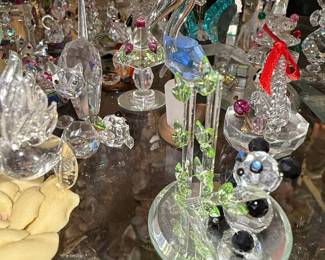 Assorted Crystal Figurines