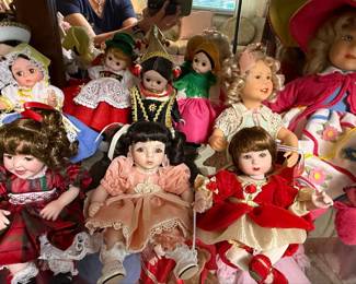 Assorted Porcelain Collector Dolls