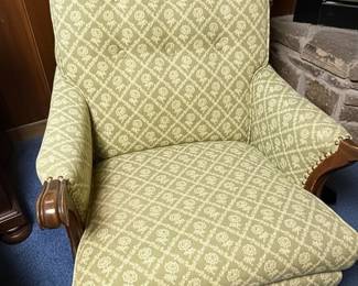 Traditional Style Upholstered Armchair