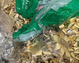 Assorted Gift Bows and Ribbons Lot