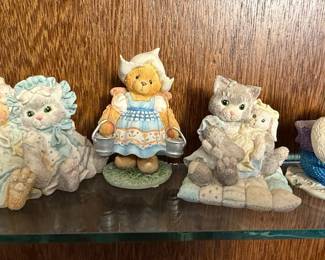 Assorted Enesco Calico Kittens Figurines