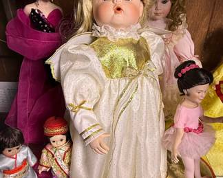 Assorted Porcelain Dolls