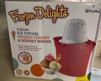 Rival Frozen Delights 4-Quart Ice Cream Maker