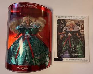 1995 Happy Holidays Special Edition Barbie Doll