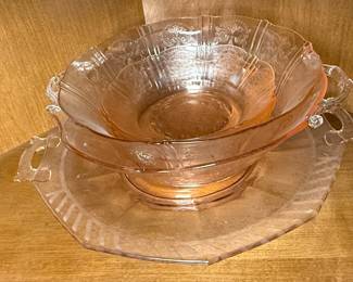 Assorted Pink Depression Glass