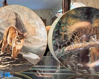 W.S. George The World's Most Magnificent Cats Limited Edition Plate Collection