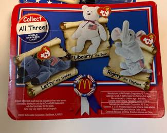 Assorted American Ty McDonald's Teenie Beanie Babies