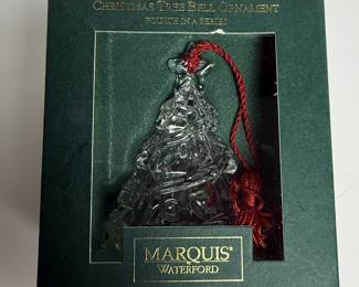 Marquis by Waterford Christmas Tree Bell Ornament