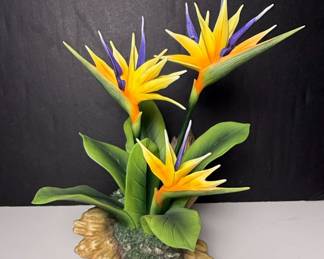 Andrea by Sadek Bird of Paradise Porcelain Figurine
