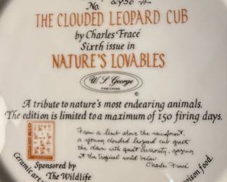 Charles Fracé W.S. George Limited Edition Collector Plates