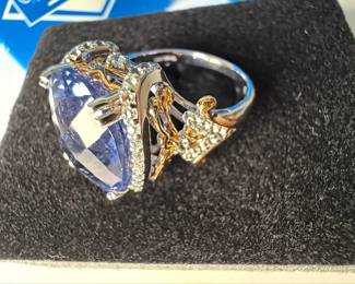 Victoria Wieck Sterling Silver Cocktail Ring