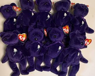 Ty Beanie Baby Princess Diana Memorial Bear