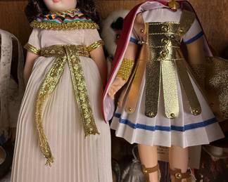 Madame Alexander Portraits of History Cleopatra and Marc Antony Dolls