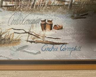 Archie Campbell Winter Landscape Print