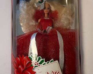 Assorted Vintage Mattel Happy Holidays Barbie Dolls