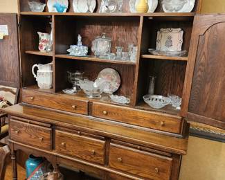 Outstanding vintage Hutch with doors