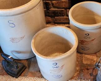 Three vintage Crocks in excellent condition