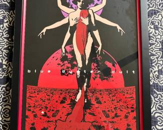 Framed poster for Blue Oyster Cult