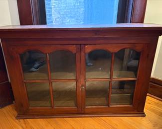 cute antique display cabinet