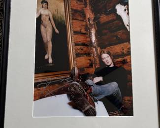 framed photograph "Done" of Josh Homme of Queens of the Stone Age by Andreas Neumann