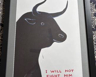 Taurus, zodiac print by David Shrigley