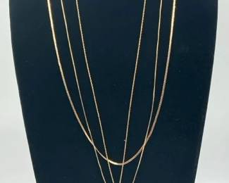 02 14K Gold Necklaces