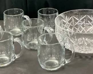 Arcoroc Classique Mugs Crystal Glassware
