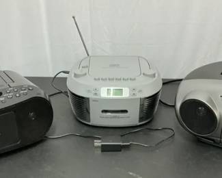 3 CD, Cassette, And Radio Combos
