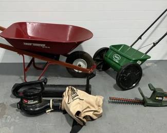 Wheelbarrow, Toro Blower, More