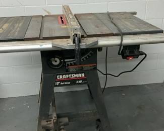 Vintage Craftsman Contractor Table Saw