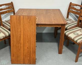 Southwest Oak Kitchen Table Chairs