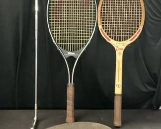 Wilson Tennis Rackets, Golf Putter, Weights