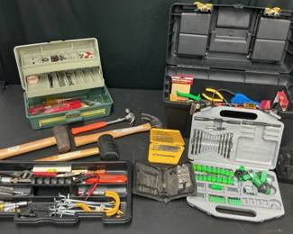 Variety Of Hand tools Toolboxes