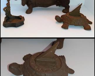 Vintage cast iron items