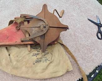 Vintage Cyclone Seeder Company Seed Sower Urbana Indiana