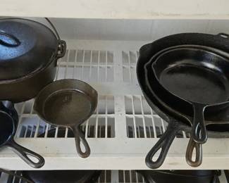 Massive cast iron skillet