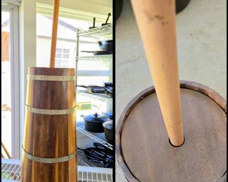 Antique Cedar Butter Churn