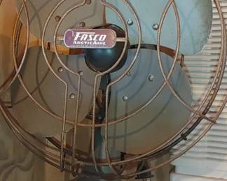 Art Deco Fasco Artic Air  vintage metal fan 