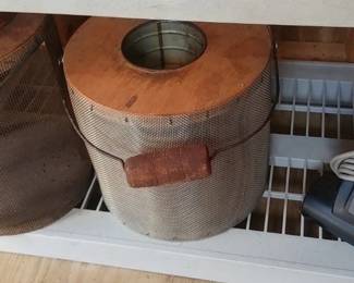 Primitive cricket cage Wood and Wire handmade
