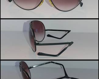 Vintage Ferrari folding aviator sunglasses no case