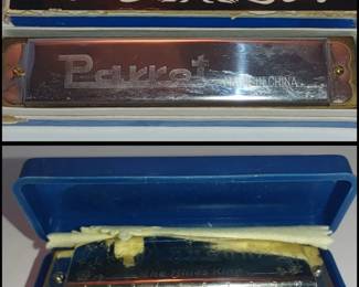 Parrot 16 hole harmonica
