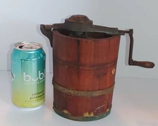 Salesman sample Wonder Ice Cream Freezer Rare over 100 yrs old