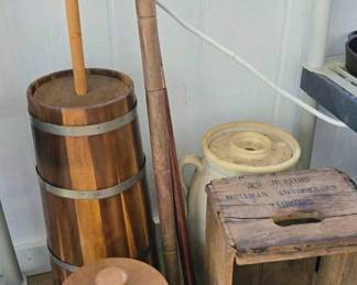 Wooden churns