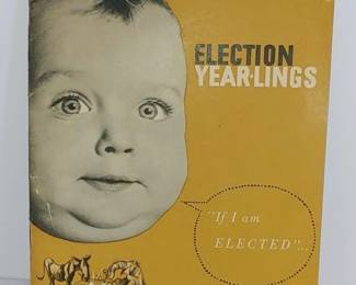 1959 Election Year-lings Booklet Babies Politics Quips from El Cortez Hotel