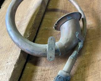 1910-1930 Vintage Brass Car Bulb Horn