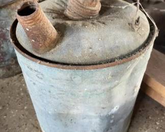 1920-50 Vintage Galvanized Gas Can
