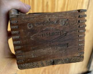 Stillson Wrench Wood Shipping Box 1900-30