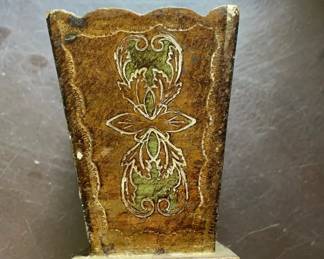 Italian Florentine Pencil Holder 1950-60 itallian