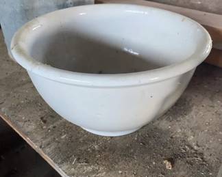 1880-1920 Antique Ironstone Mixing Bowl UK