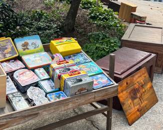 Vintage school lunch boxes